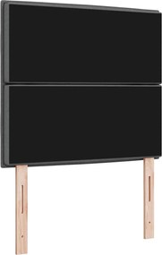 vidaXL Κεφαλάρι Σκούρο Γκρι 90 cm ύφασμα