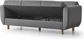 3-Seat Sofa-Bed Flavia - Dark Grey Dark Grey