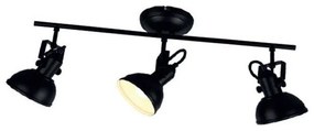 Φωτιστικό Οροφής - Σποτ Gina R80153032 3xE14 40W 13x60x25cm Black Mat RL Lighting