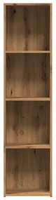 vidaXL Ντουλάπι βιβλίων Artisan Oak 36x30x143 cm Κατασκευασμένο ξύλο