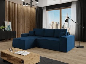 Γωνιακός καναπές Malaga mini II-Mple-Αριστερή