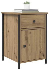 vidaXL Κομοδίνο artisan δρυς 40 x 42 x 60 εκ. Επεξεργασμένο ξύλο