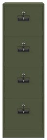 vidaXL Ντουλάπα Αρχείων με ράφι 2 pcs Ελιά Πράσινη 44 x 50 x 106.5 εκ