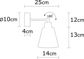 Wall Lamp Manavgat - N-610 Black
Oak