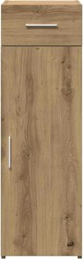 vidaXL Πλαϊνό γραφείο Artisan Oak 30 x 42,5 x 93 εκ.