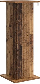 vidaXL Βάση φυτών Παλαιωμένο ξύλο 30,5 x 30 x 80,5 εκ