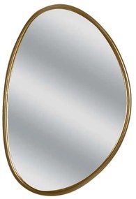 Καθρέπτης Τοίχου Stone 11-0469 35,6x2,5x53,3cm Gold Matte Metal, Glass