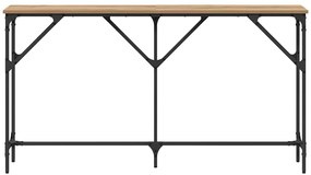 vidaXL Τραπέζι κονσόλας artisan δρυς 140 x 23 x 75 cm