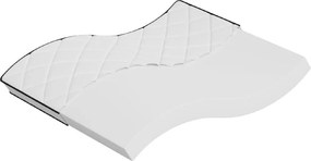 vidaXL Στρώμα Αφρού Medium Soft 160x200 εκ.