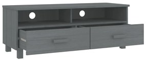 vidaXL Έπιπλο Τηλεόρασης HAMAR Σκ. Γκρι 106x40x40εκ. Μασίφ Ξύλο Πεύκου