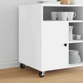 vidaXL Τροχίσκος 2 pcs Μαύρο και ασημί 50,7 x 50,7 x 24,4 χιλ