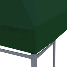 vidaXL Κάλυμμα για Κιόσκι Πράσινο 4 x 3 μ. 310 γρ./μ²