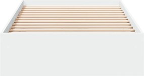 vidaXL Πλαίσιο Κρεβατιού με Συρτάρια Χωρίς Στρώμα Λευκό 90x200 εκ.