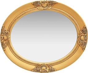 vidaXL Καθρέφτης Τοίχου με Μπαρόκ Στιλ Χρυσός 50 x 60 εκ.