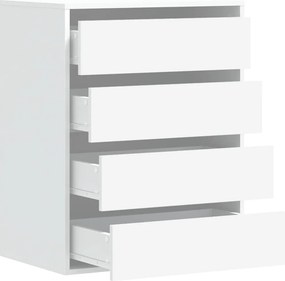 vidaXL Συρταριέρα Γωανική Λευκή 60x41x76 εκ. από Επεξεργασμένο Ξύλο