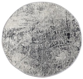 Χαλί Evidence 882CHL1098 Beige-Black Conceptum Hypnose 140X140cm Round