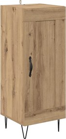 vidaXL Πλαϊνό γραφείο Artisan Oak 34,5 x 34 x 90 εκ.