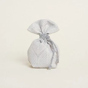 Beauty Home ΠΟΥΓΚΙ ΜΕ ΒΑΣΗ 8 x 12 cm ΖΑΚΑΡ ΦΥΛΛΟ ΡΕΤΡΟ LUREX ΑΣΗΜΙ