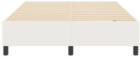vidaXL Κρεβάτι με ελατήρια Κρεμ 140 x 200 cm Βελούδο