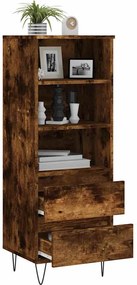 vidaXL Ντουλάπι Καπνιστή Δρυς 40x36x110 εκ. από Επεξεργασμένο Ξύλο