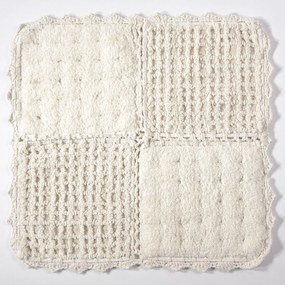 Πατάκι Μπάνιου (125x125) Down Town Biscuit Ecru