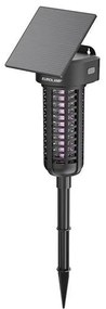 Eurolamp Εντομοκτόνο Επαναφορτιζόμενο 4W Με Ηλιακό Πάνελ IP44 Μαύρο 300-46004