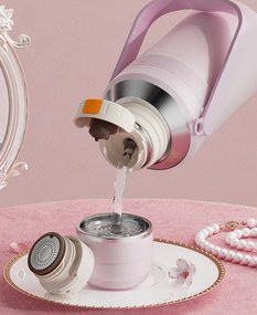 Φορητό παγούρι-θερμός - 900ml - 696475 - White