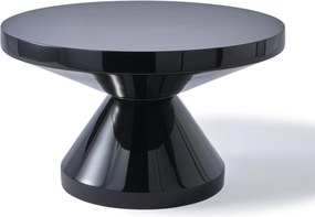 Side Table POLS POTTEN Coffee table zig zag black 510-070-105-0071