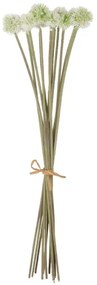 Τεχνητό Μπουκέτο Dandelion 21358 54cm White GloboStar Πολυαιθυλένιο