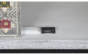 Ντουλάπι DKD Home Decor Γκρι Λευκό Ξύλο από Μάνγκο (90 x 38 x 150 cm)