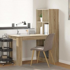vidaXL Γραφείο Δρύς Sonoma 122 x 67 x 145 εκ. Επεξεργασμένο ξύλο