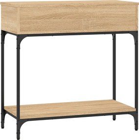 vidaXL Τραπέζι Κονσόλα Sonoma Δρυς 75x34,5x75 εκ. Επεξεργασμένο Ξύλο