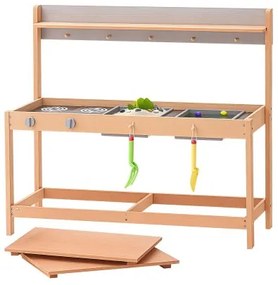 VEVOR Wooden Mud Kitchen Outdoor Toy Play Kitchen Set for Kids Pretend Playset