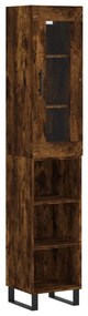 vidaXL Ντουλάπι Καπνιστή δρυς 34,5x34x180 εκ. από Επεξεργασμένο Ξύλο