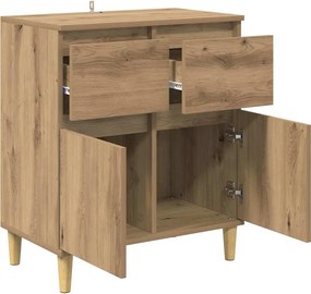 vidaXL Πλαϊνό γραφείο Artisan Oak 60 x 35 x 70 cm Επεξεργασμένο ξύλο
