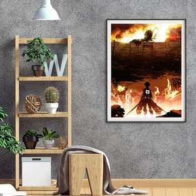 Πόστερ &amp; Κάδρο Attack on Titan AN090 30x40cm Εκτύπωση Πόστερ (χωρίς κάδρο)