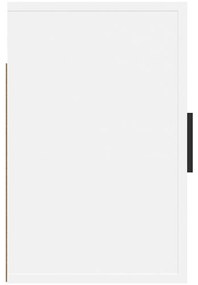 vidaXL Κομοδίνο Επιτοίχιο Λευκό 50 x 30 x 47 εκ.