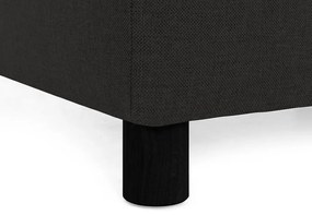 Γωνιακός Καναπές Scandinavian Choice C148, Ανθρακί, Μαύρο, 250x195x79cm, Πόδια: Πλαστική ύλη | Epipla1.gr