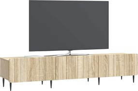 vidaXL Ντουλάπι TV 147 x 34,5 x 32 εκ Sonoma Δρυς Επεξεργασμένο Ξύλο