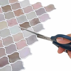 vidaXL Tile Λαμπτήρα 20 pcs Μπεζ 27 x 27 εκ. Πολυουρεθάνη και PET