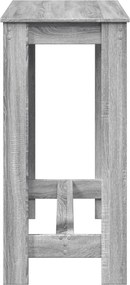 vidaXL Τραπέζι Μπαρ Γκρι Sonoma 102x50x103,5εκ. Επεξεργ. Ξύλο
