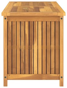 vidaXL Μπαούλο Κήπου 114 x 50 x 58 εκ. από Μασίφ Ξύλο Teak