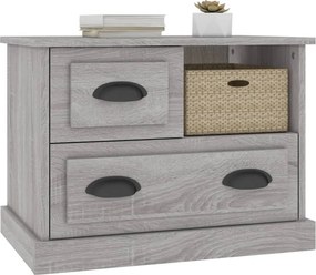 vidaXL Κομοδίνο Γκρι Sonoma 60x39x45 εκ.