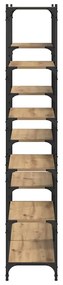 vidaXL Ράφι Βιβλίων artisan δρυς 100 x 32 x 170 εκ Επεξεργασμένο ξύλο