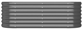 vidaXL Ζαρντινιέρα Υπερυψ. Ανθρακί 114x40x36 εκ. Ατσάλι Ηλεκτρ. Βαφή
