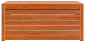 vidaXL Κουτί αποθήκευσης κήπου Καφέ κεριού 101 x 50.5 x 46.5 cm