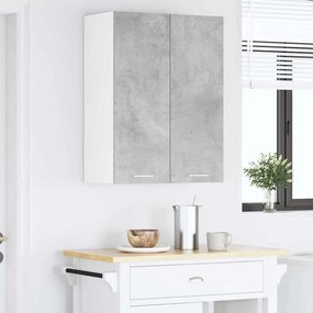 vidaXL Κρεμαστό ντουλάπι Σκυρόδεμα Γκρι 60 x 31 x 80 εκ.