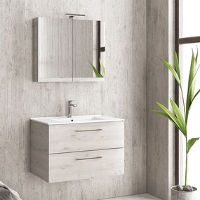 KARAG NEW ELSA Βάση με δύο συρτάρια Ice Oak 8902 NEW ELSA 75 KARAG 74x45x48cm KARAG-5206836048772