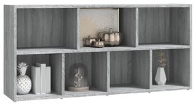 vidaXL Βιβλιοθήκη Γκρι Sonoma 50 x 25 x 106 εκ.