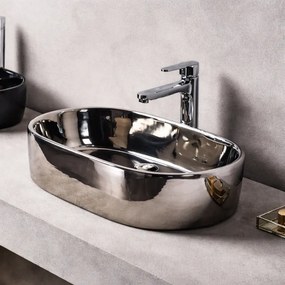 Tema Corona Silver 55x35 - Επιτραπέζιος Νιπτήρας